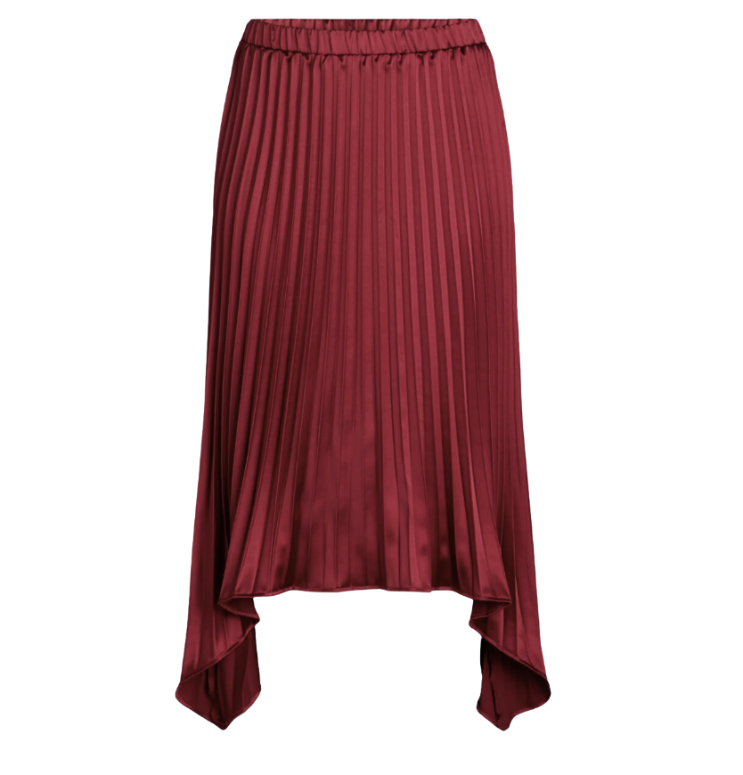 Pleated Midi Skirt